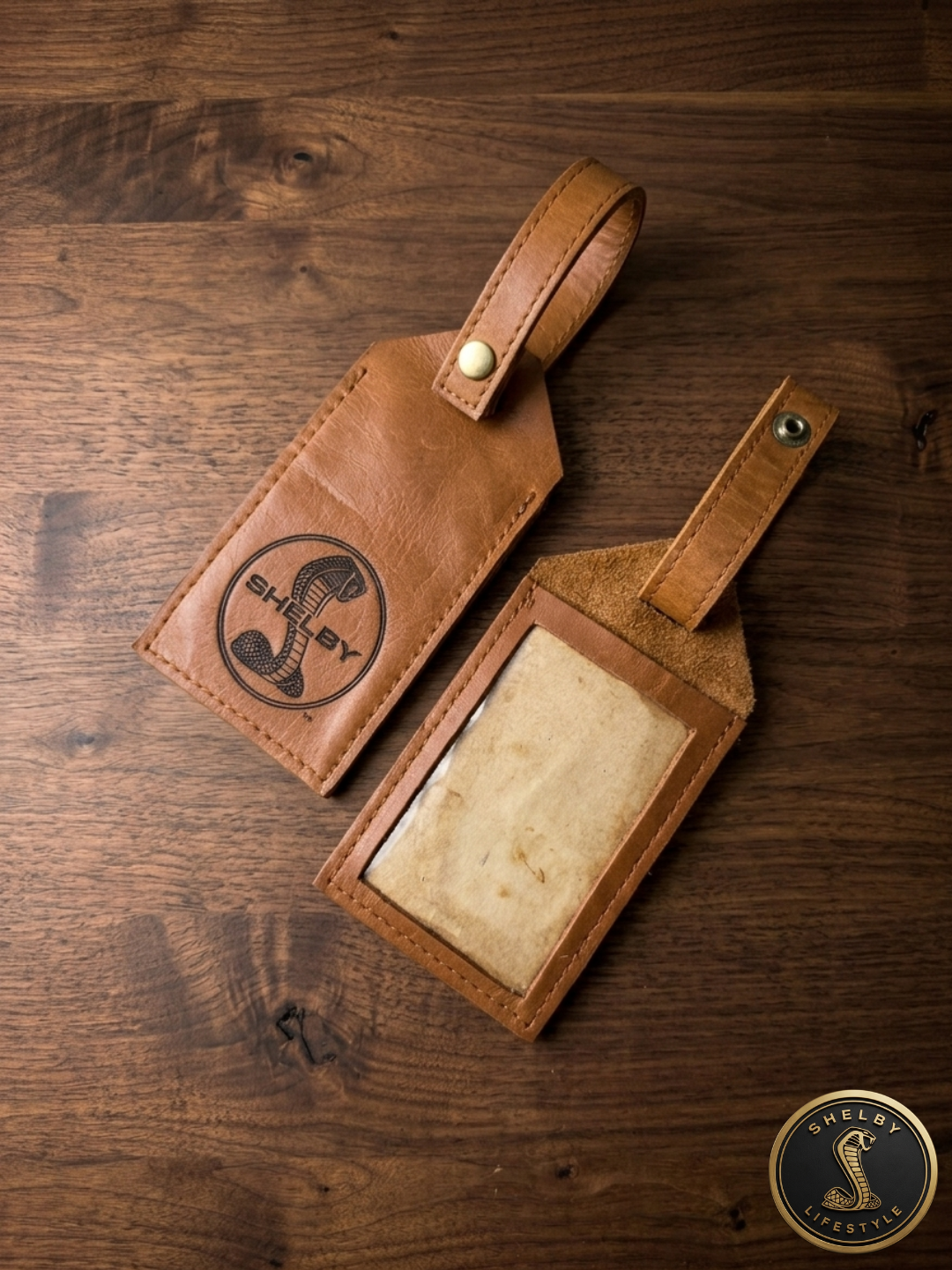 Shelby Genuine Leather Luggage Tag