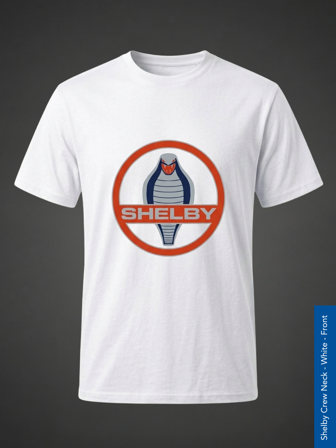 Shelby Cobra Crew Neck White